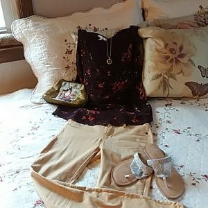 Maurices floral silky tank🌺